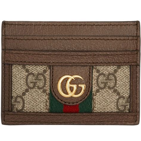 gucci trifold card holder|best Gucci card holder.